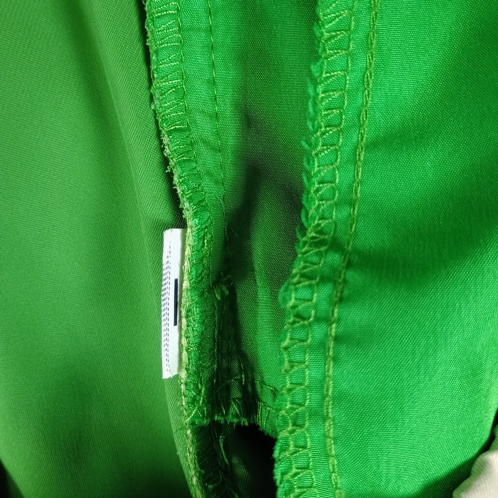 Zara Wide Leg Pants Elastic Waist Drawstring Size Medium Green Women's - Picture 12 of 12